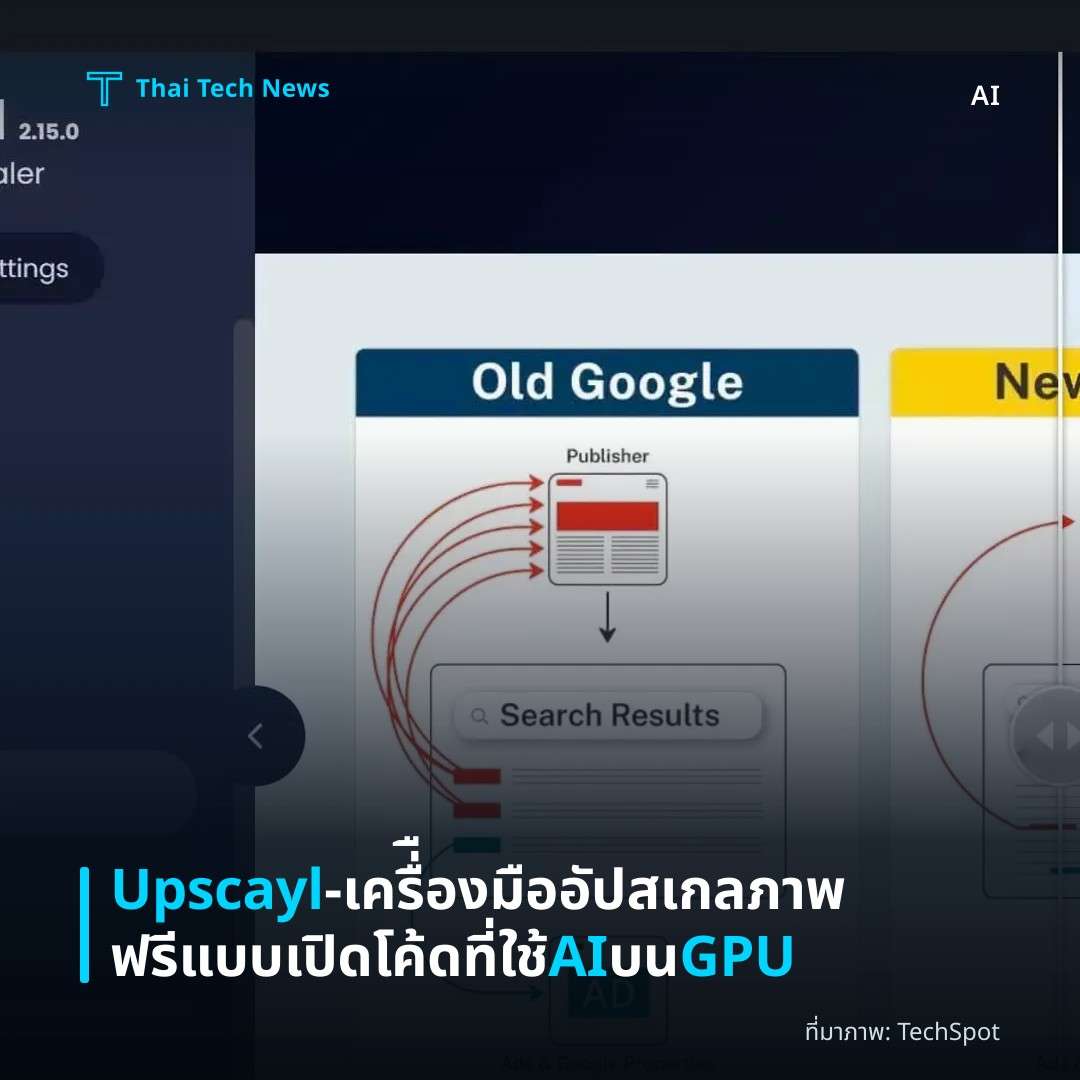 Upscayl – เครื่ืองมืออัปสเกลภาพฟรีแบบเปิดโค้ดที่ใช้ AI บน GPU