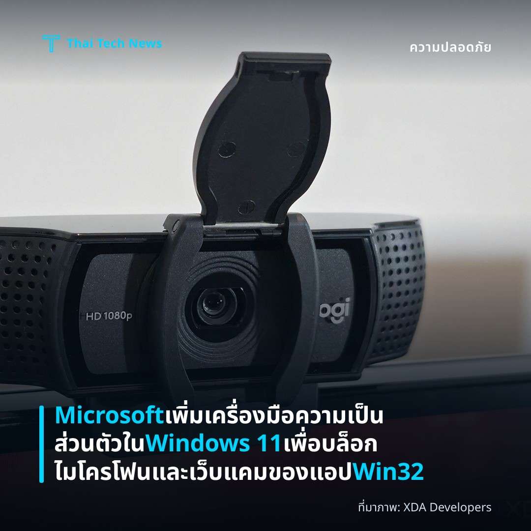 Microsoft เพิ่มเครื่องมือความเป็นส่วนตัวใน Windows 11 เพื่อบล็อกไมโครโฟนและเว็บแคมของแอป Win32