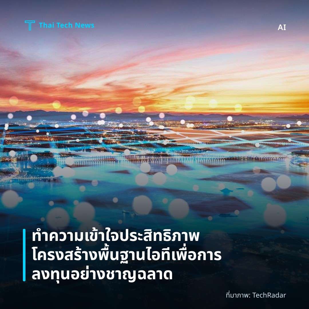 ทำความเข้าใจประสิทธิภาพโครงสร้างพื้นฐานไอทีเพื่อการลงทุนอย่างชาญฉลาด
