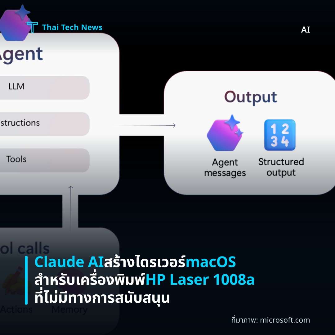 Claude AI สร้างไดรเวอร์ macOS สำหรับเครื่องพิมพ์ HP Laser 1008a ที่ไม่มีทางการสนับสนุน