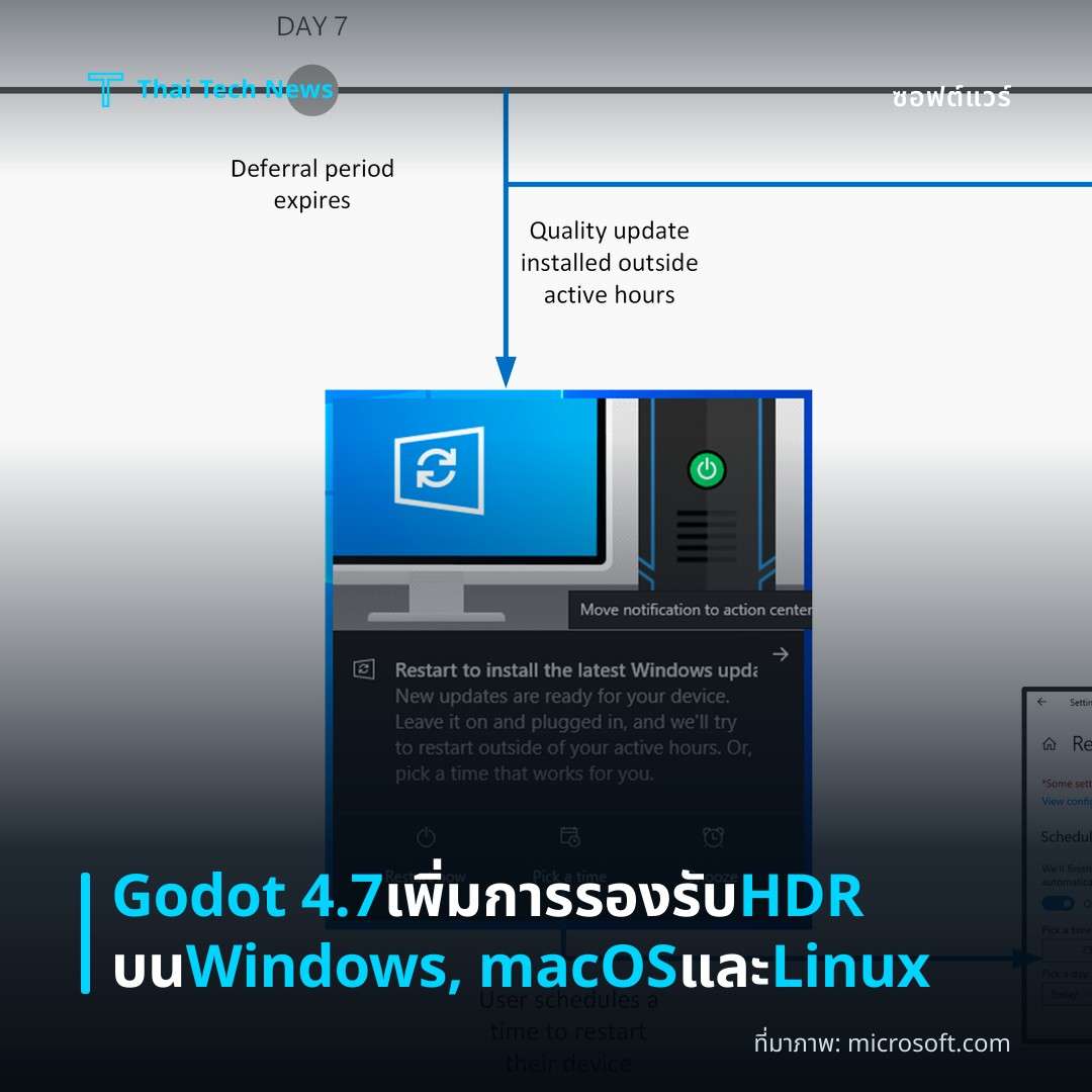 Godot 4.7 เพิ่มการรองรับ HDR บน Windows, macOS และ Linux