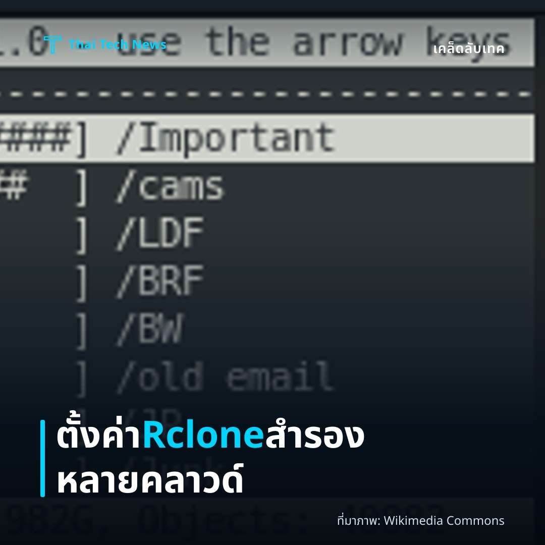 วิธีตั้งค่า Rclone เพื่อสำรองข้อมูลอัตโนมัติข้ามคลาวด์หลายผู้ให้บริการ