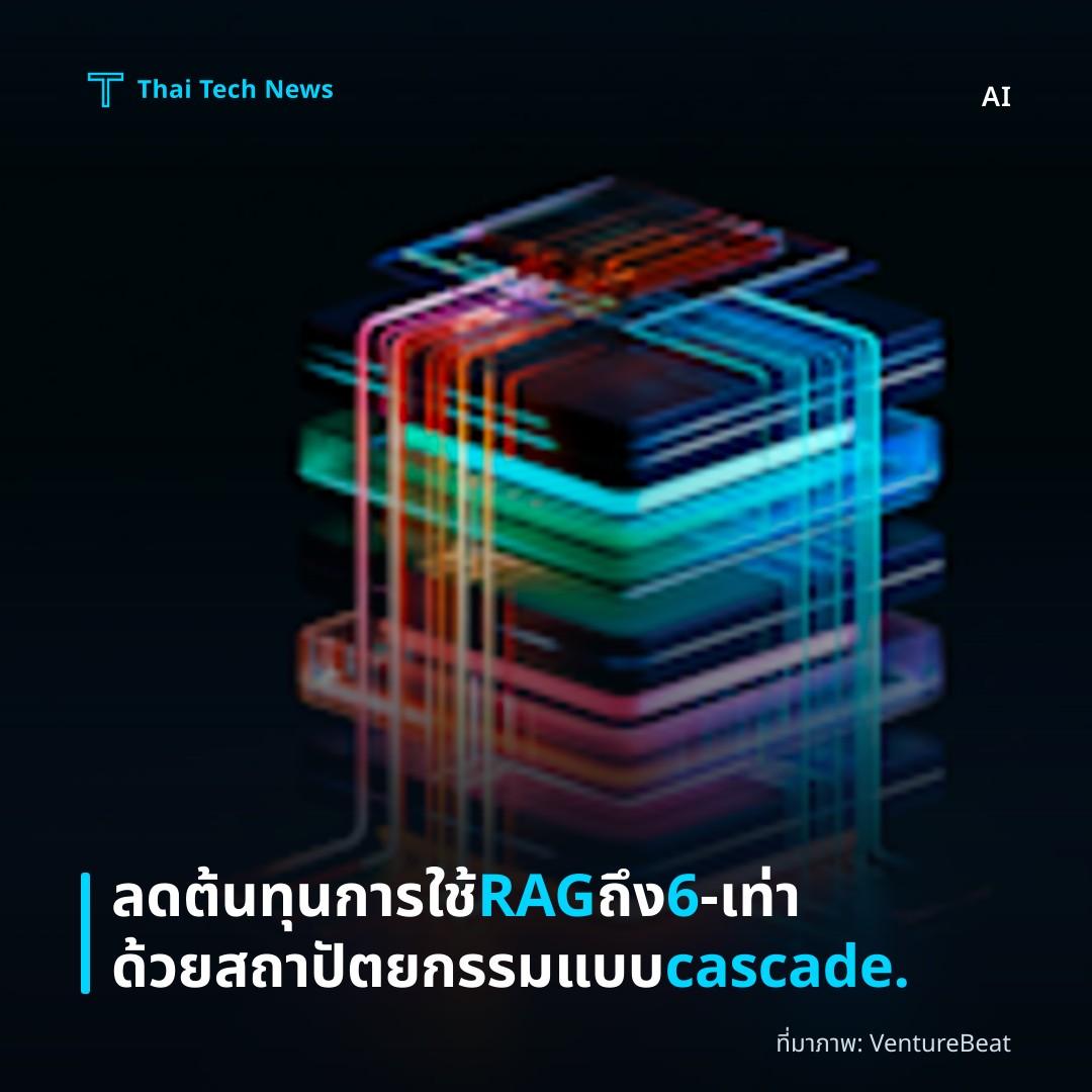 ลดต้นทุนการใช้ RAG ถึง 6‑เท่าด้วยสถาปัตยกรรมแบบ cascade.