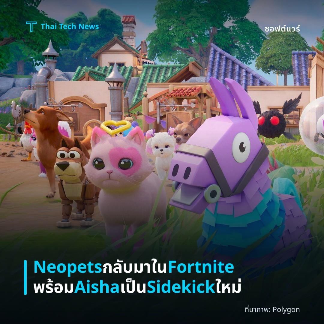 Neopets กลับมาใน Fortnite พร้อม Aisha เป็น Sidekick ใหม่