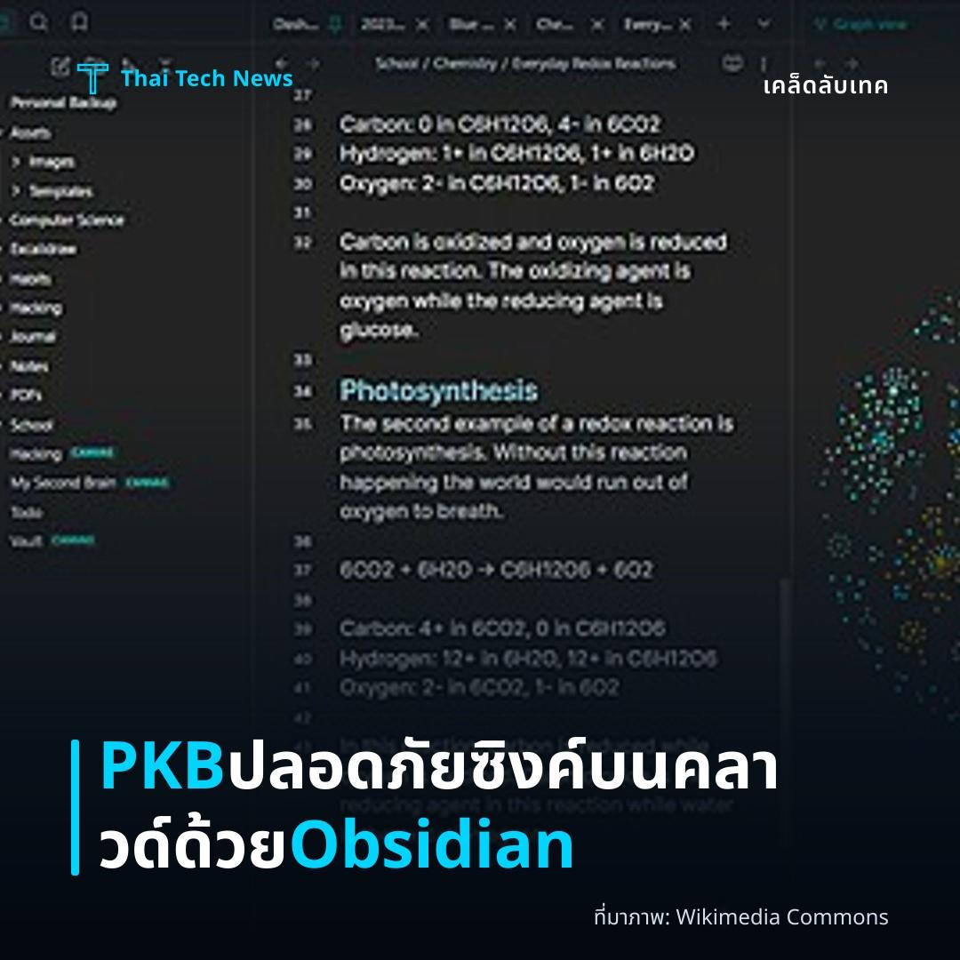 วิธีสร้าง Personal Knowledge Base ปลอดภัยด้วย Obsidian และการซิงค์บนคลาวด์
