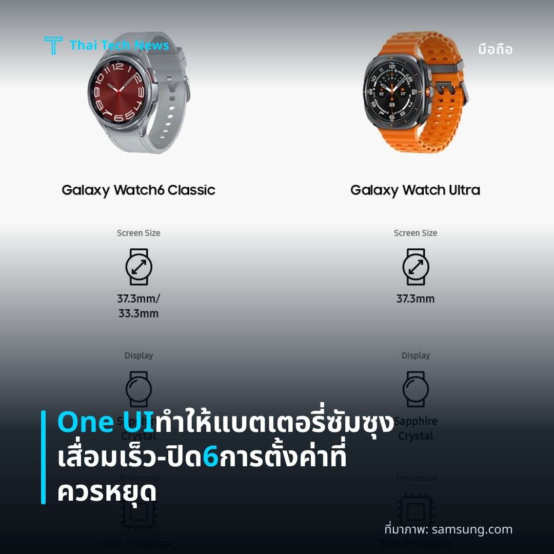 One UI ทำให้แบตเตอรี่ซัมซุงเสื่อมเร็ว—ปิด 6 การตั้งค่าที่ควรหยุด