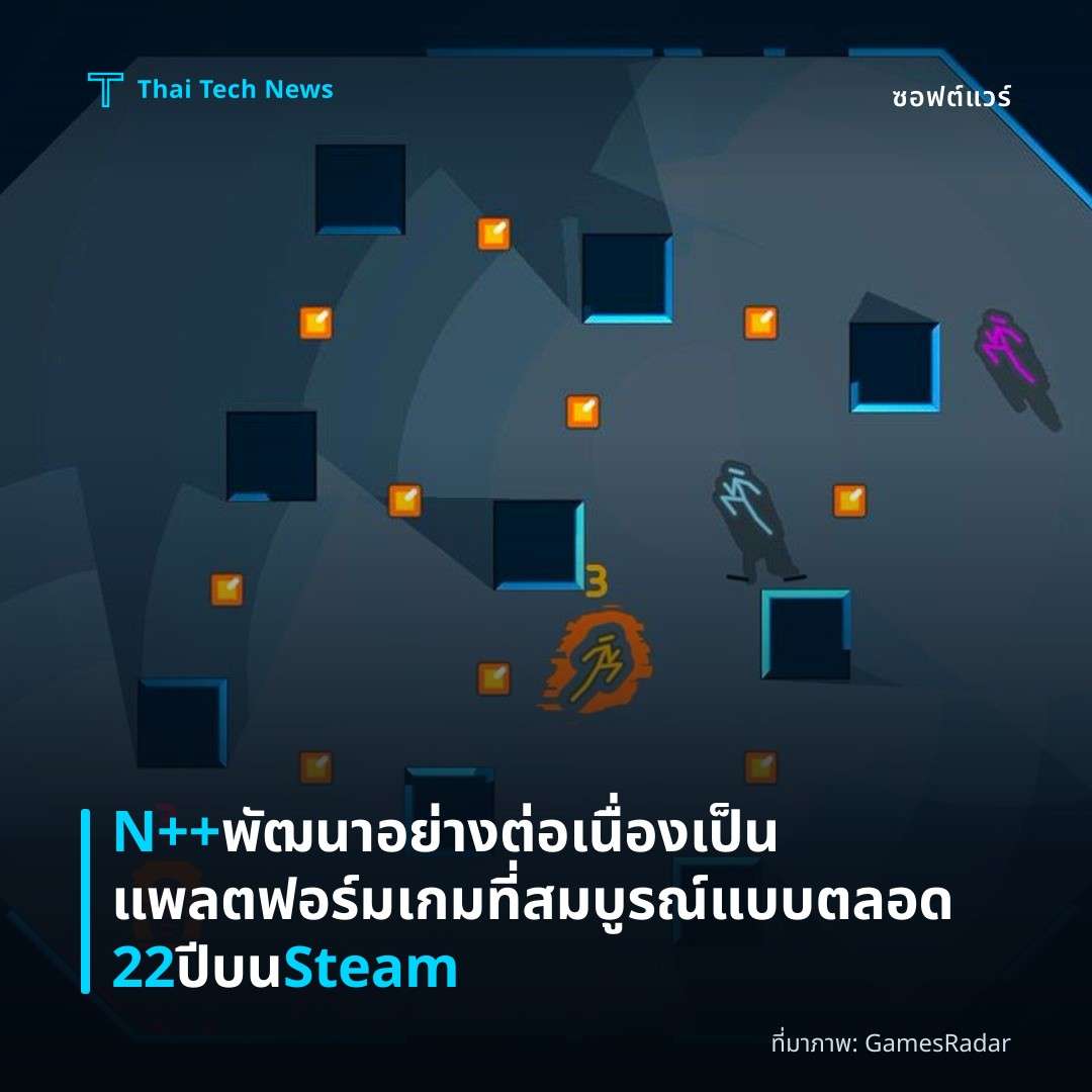 N++ พัฒนาอย่างต่อเนื่องเป็นแพลตฟอร์มเกมที่สมบูรณ์แบบ ตลอด 22 ปีบน Steam