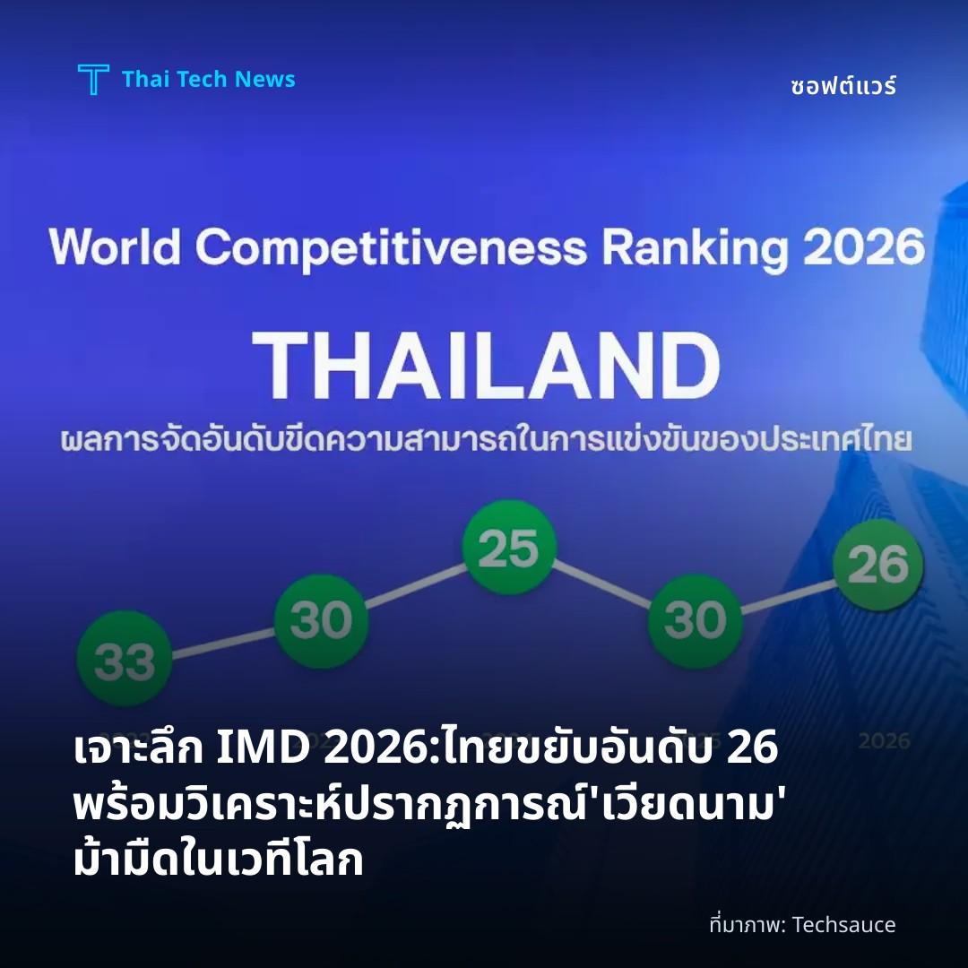 เจาะลึก IMD 2026: ไทยขยับอันดับ 26 พร้อมวิเคราะห์ปรากฏการณ์ 'เวียดนาม' ม้ามืดในเวทีโลก