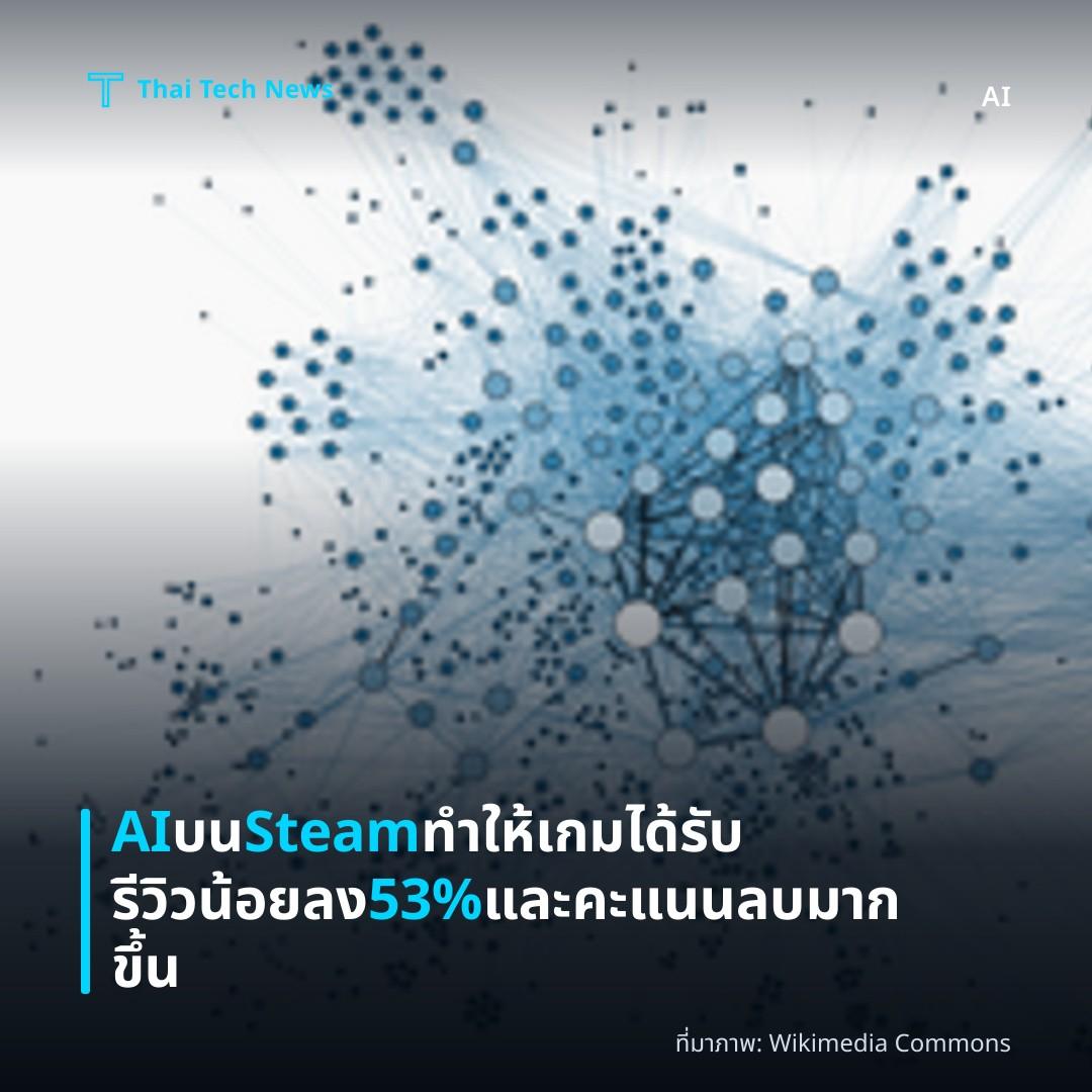 AI บน Steam ทำให้เกมได้รับรีวิวน้อยลง 53% และคะแนนลบมากขึ้น