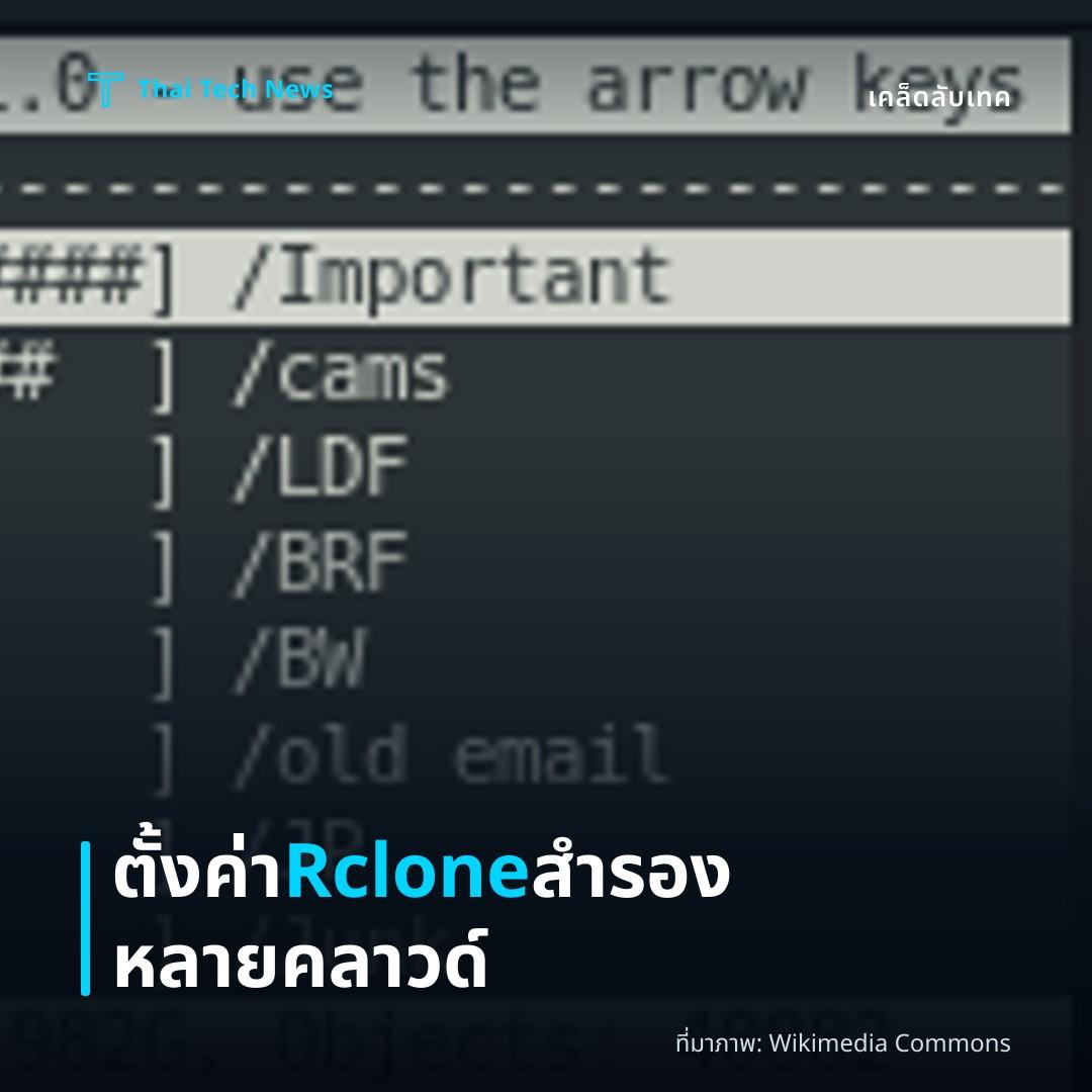 วิธีตั้งค่า Rclone เพื่อสำรองข้อมูลอัตโนมัติข้ามคลาวด์หลายผู้ให้บริการ